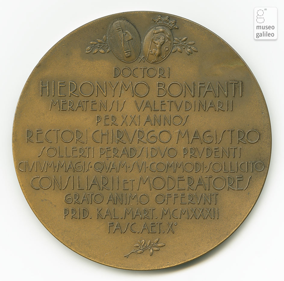 Gerolamo Bonfanti - reverse