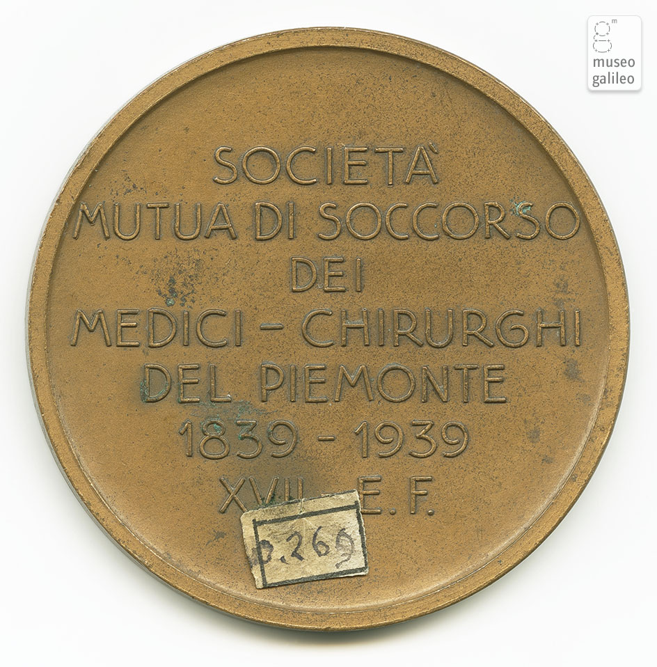 Società mutua di soccorso dei medici chirurghi del Piemonte (1939) - reverse