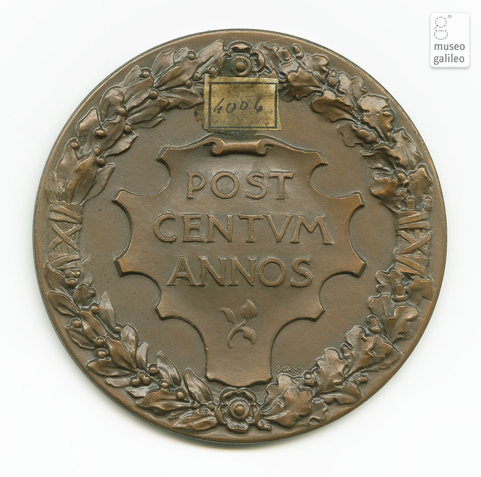 Centenario Società medica chirurgica (Bologna, 1923) - reverse