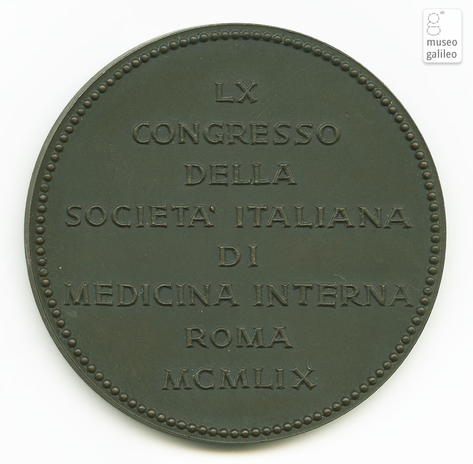 Congresso Società Italiana Medicina Interna (Roma, 1959) - reverse