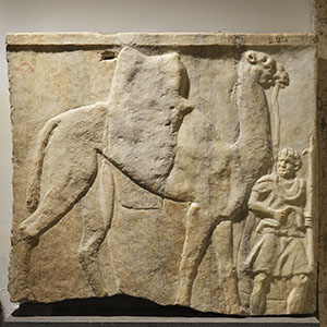 Relief with a dromedary