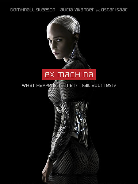 Movie poster of Ex Machina.