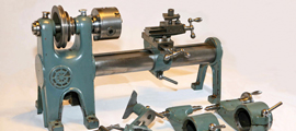 Small lathe with accessories