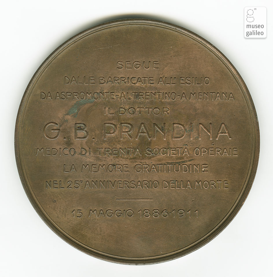 Giovanni Battista Prandina - reverse