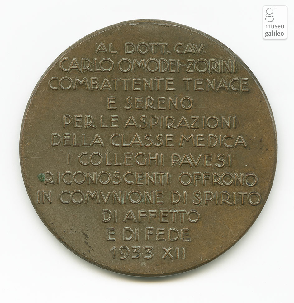 Carlo Omodei Zorini - reverse