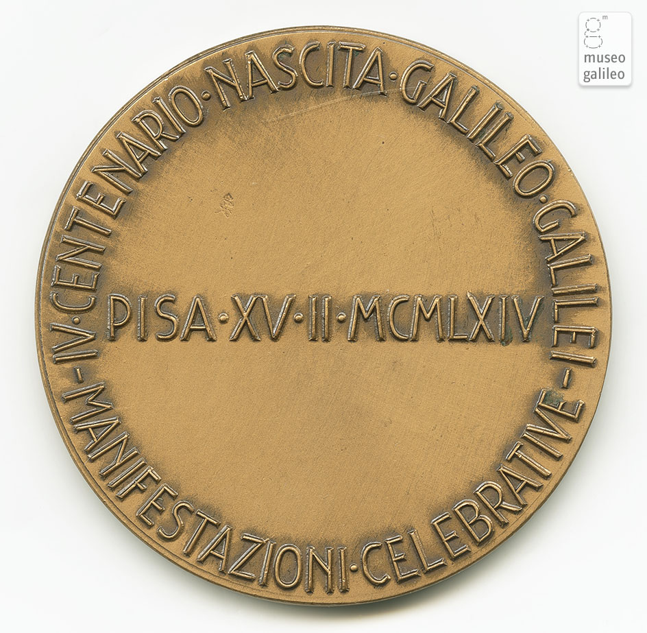 Celebrazioni galileiane (Pisa, 1964) - reverse
