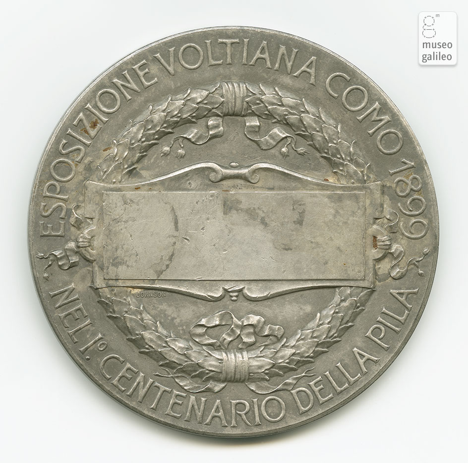 Esposizione voltiana (Como, 1899) - reverse