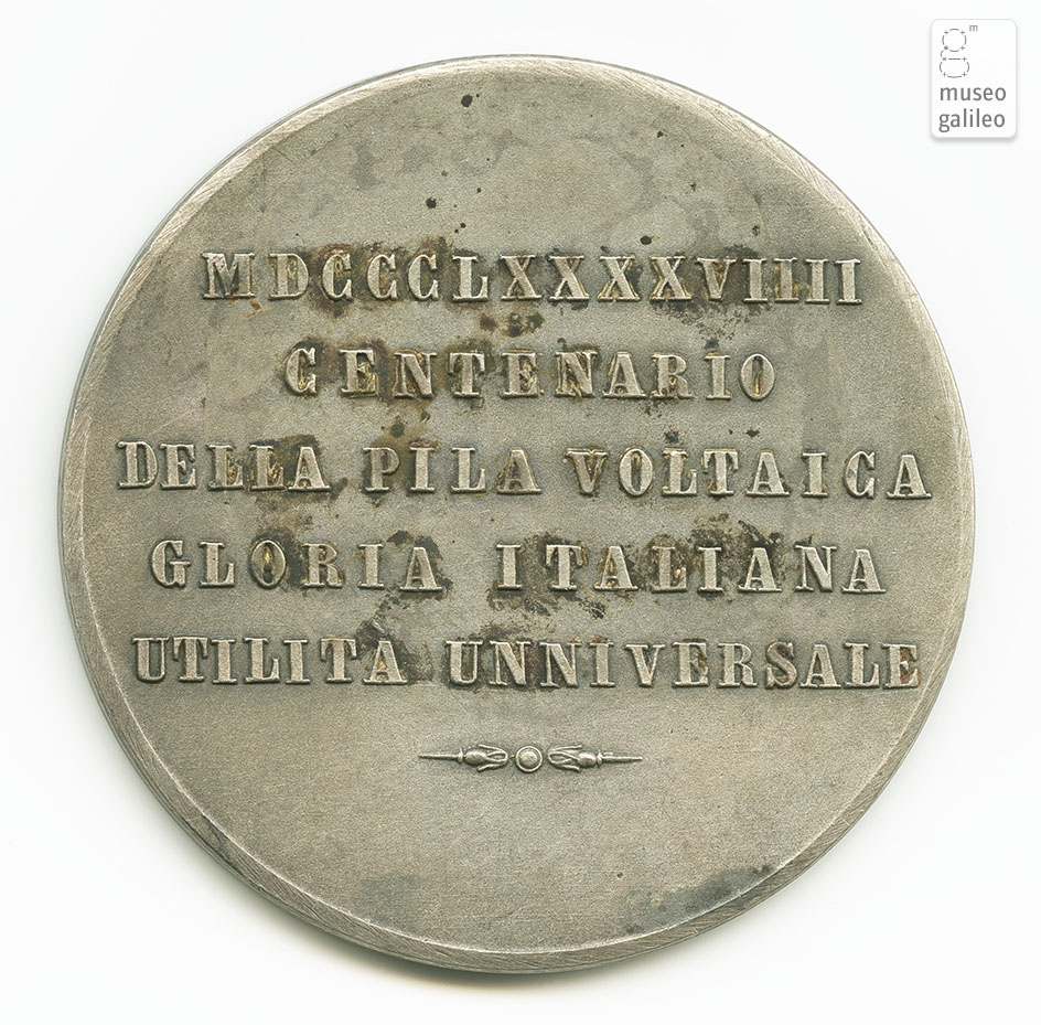 Centenario dell'invenzione della pila (1899) - reverse