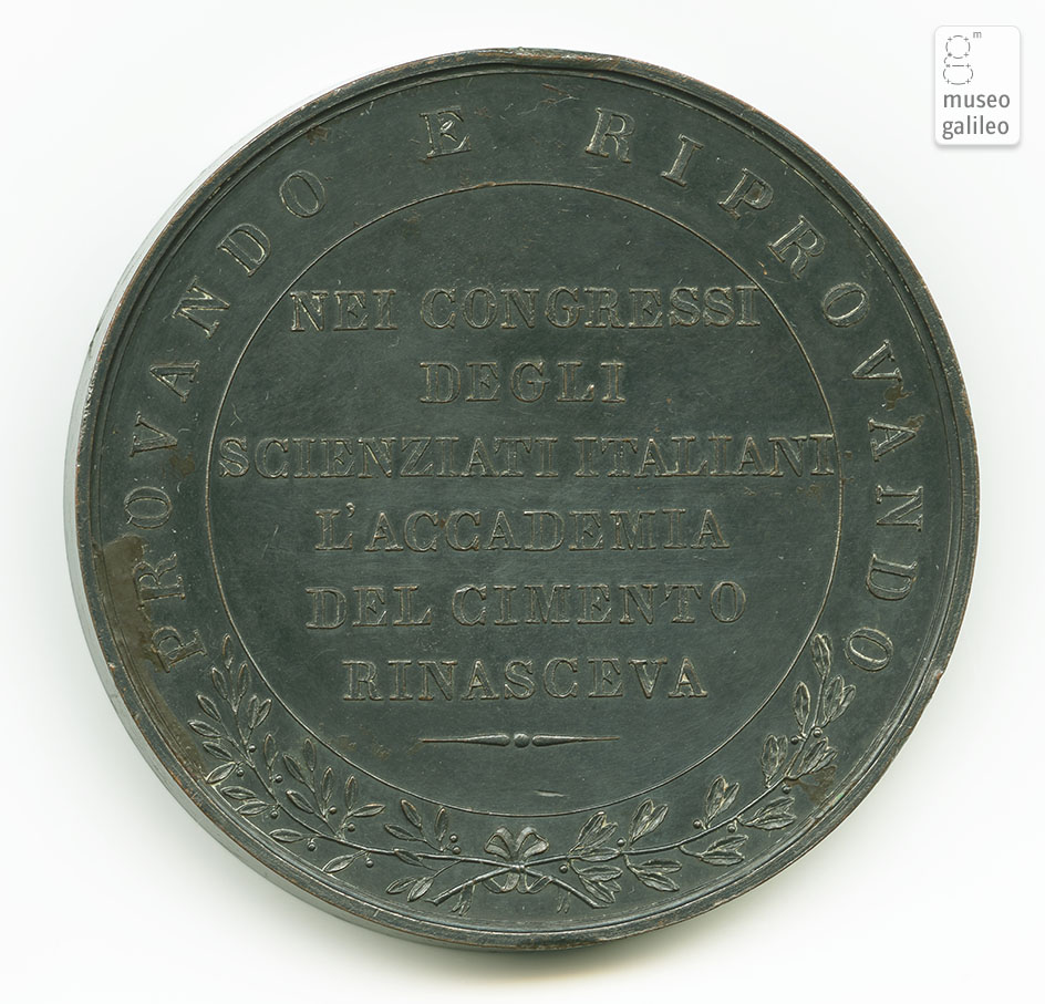 Congresso degli scienziati italiani (Firenze, 1841) - reverse