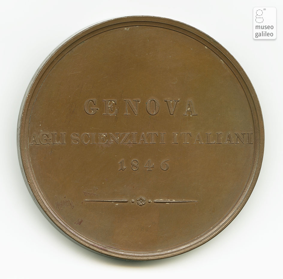 Congresso degli scienziati italiani (Genova, 1846) - reverse