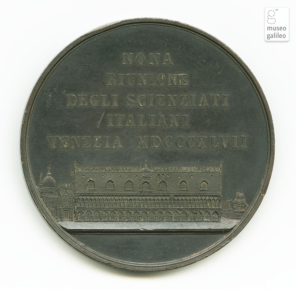 Congresso degli scienziati italiani (Venezia, 1847) - reverse