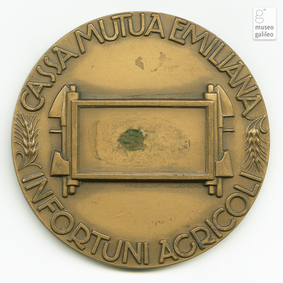 Cassa mutua emiliana infortuni agricoli (1938) - reverse