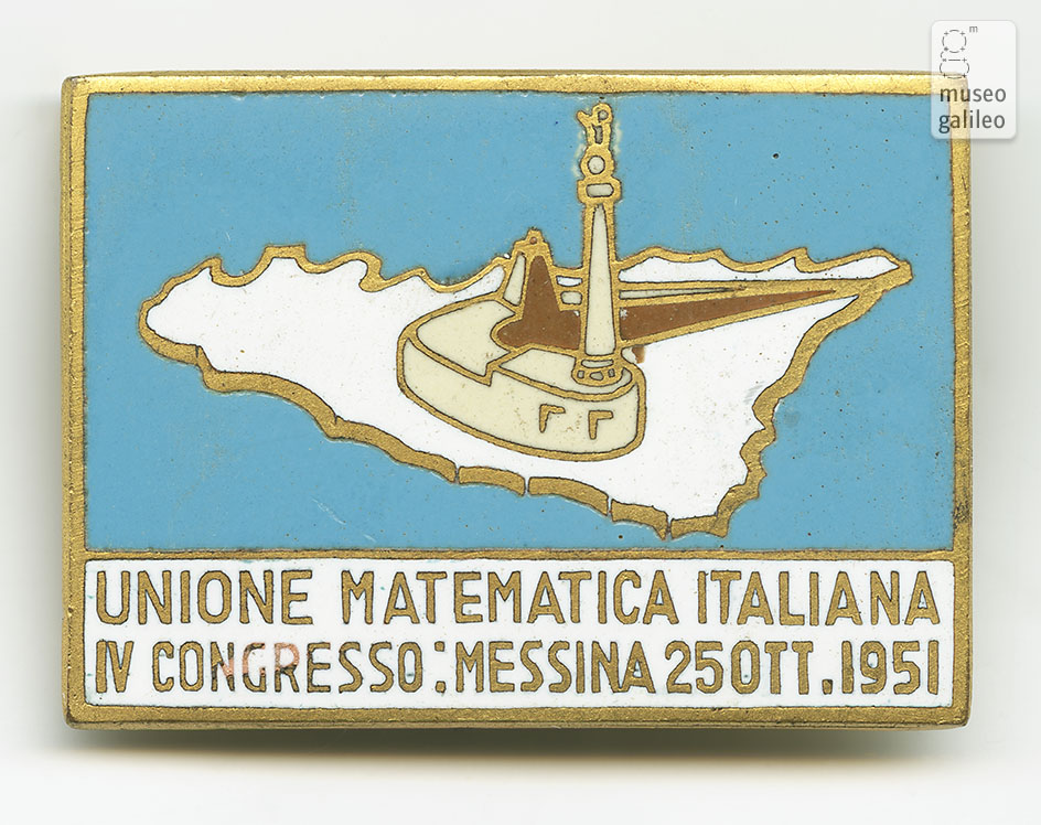 Congresso Uninone Matematica Italiana (Messina, 1951) - obverse