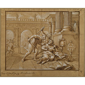 Filippo Luti, Death of Archimedes