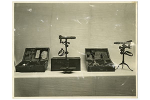 Giovanni Battista Amici's catoptric microscopes, complete with box and accessories