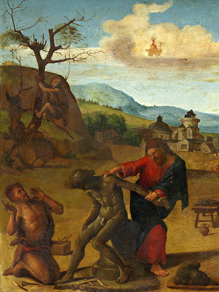 Piero di Cosimo, The myth of Prometheus, Alte Pinakothek, München, c. 1515.