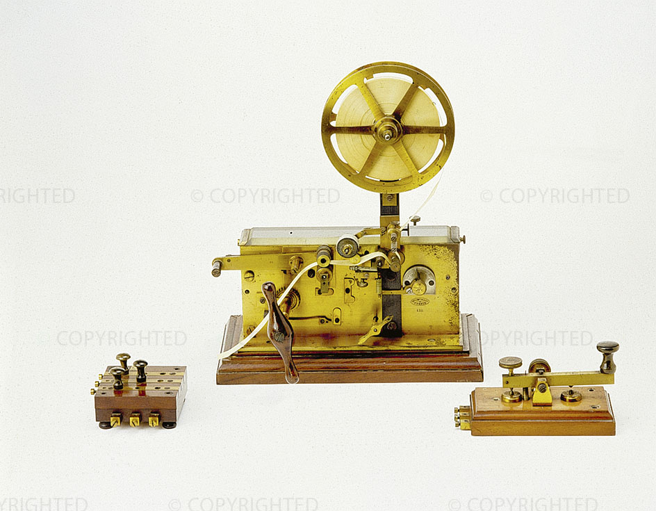 Morse telegraph receiver
