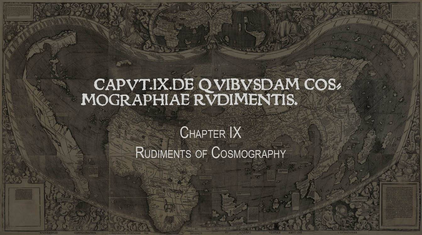 Elements of cosmography